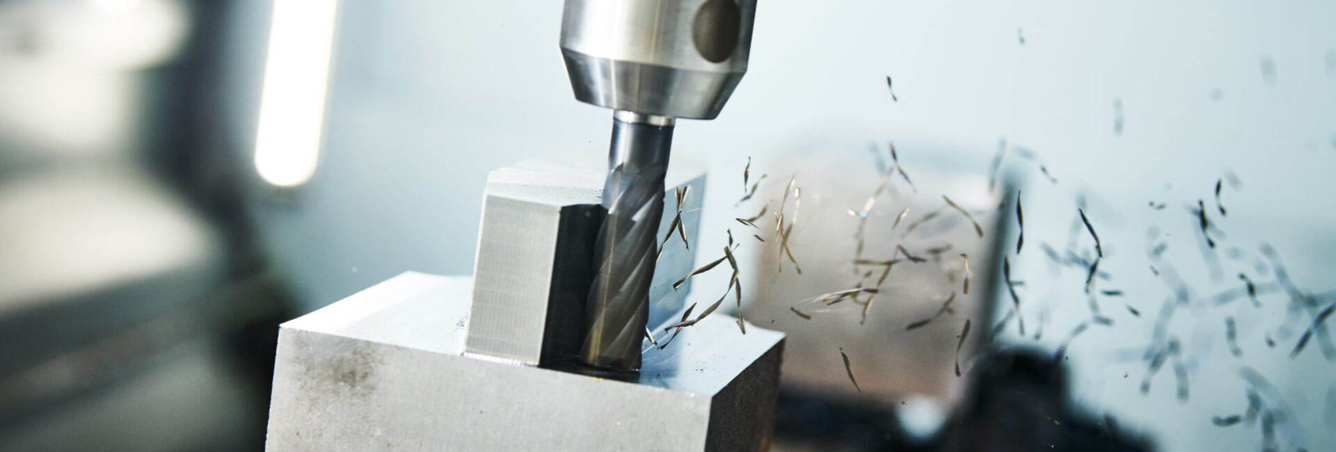 Milling,Cnc,Machine,At,Metal,Work,Industry.,Multitool,Precision,Machining.